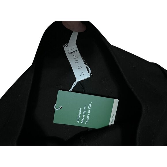 Halara Flex High Waisted Button Multi Pocket Ankle Length Work Pants Sz Small Bl - Picture 8 of 10